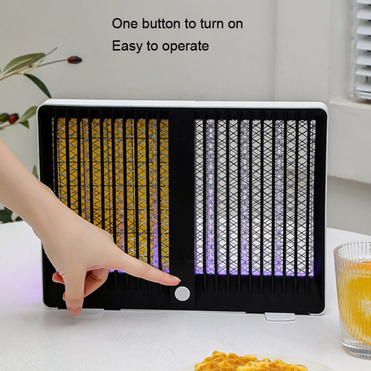 Mosquito Killer Lamp Household Fly Catchers, Plug-in Model Black, Charge and Plug Dual-Use Black