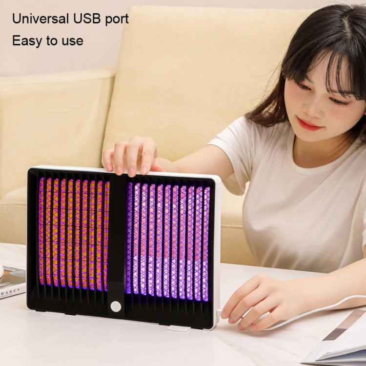 Mosquito Killer Lamp Household Fly Catchers, Plug-in Model Black, Charge and Plug Dual-Use Black