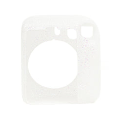 For Fujifilm Instax Mini 12 Soft Shell Camera Bag Storage Silicone Case, Glitter Pink