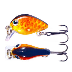 HENGJIA 2.5cm 1.5g Floating Water Little Fat Micro-Object Mini 3D Printing Luya Bait