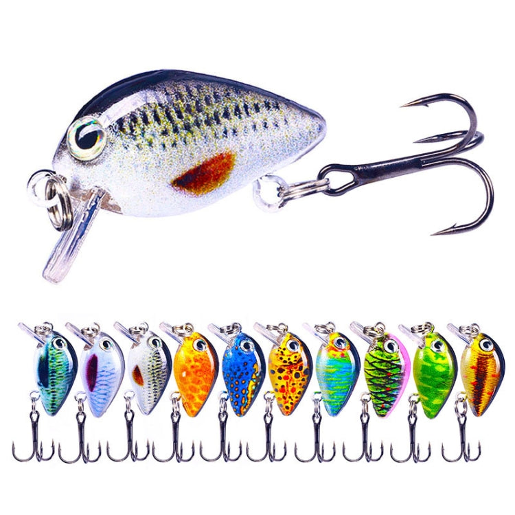 HENGJIA 2.5cm 1.5g Floating Water Little Fat Micro-Object Mini 3D Printing Luya Bait