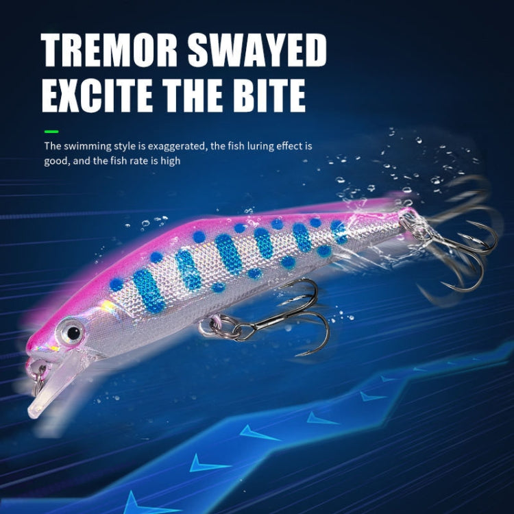 HENGJIA 5.7cm 3.4g Microbe Road Lures Slow Sinking Minnow Fake Bait, 1, 2, 3, 4, 5, 6, 7, 8, 9, 10, 10 Colors Bagged, 10 Colors Boxed