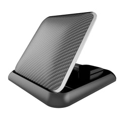 Car Mobile Phone Holder Carbon Fiber Pattern Silicone Dashboard Holder