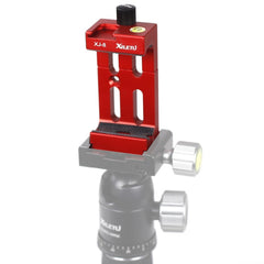 XILETU XJ-8 Aluminum Alloy Camera Head Tripod Mobile Phone Clip