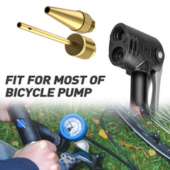 SV/AV/DV Bicycle Valve Adapter Set Bike Ball Pump Accessories, 9 in 1
