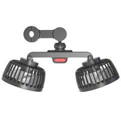 5V 2A Car Rear Seat Back USB Interface Powerful Double-headed Fan, F4207