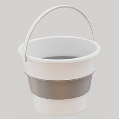 Medium 10L Folding Thickened Portable Plastic Bucket Outdoor Fishing Barrel Car Travel Wash Barrel, Medium 10L