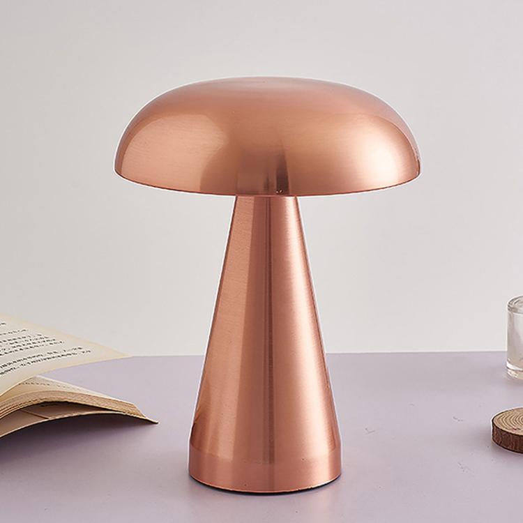 Bar Restaurant Table Lamp Bedside Atmosphere Rechargeable Mushroom Lamp Dimmable Night Light