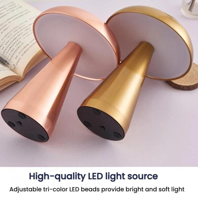 Bar Restaurant Table Lamp Bedside Atmosphere Rechargeable Mushroom Lamp Dimmable Night Light