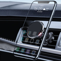 Aluminum Alloy Rotatable Magnetic Car Air Outlet Mobile Phone Holder