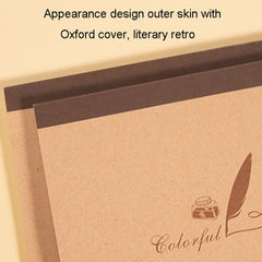 Blank Kraft Sketchbook Doodle Notebook, Small 64K, Medium 32K, Large 18K