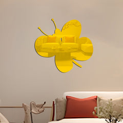 Acrylic Butterfly Stereo Wall Stickers Bedroom Living Room Background Wall Decoration Soft Mirror, Butterfly
