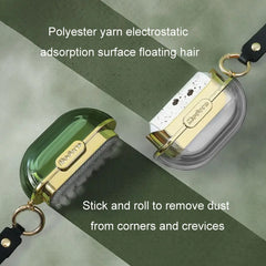 Double-sided Clothing Lint Adherer Tear-off Roll Paper Dust-sticking Paper, Gray, Green, Cream
