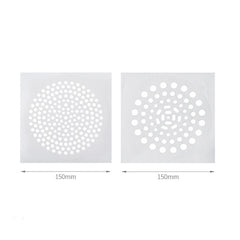 FASOLA 15pcs /Bag Sink Disposable Filter Sewer Mouth Non-woven Floor Drain Sticker, Small Hole, Large Hole