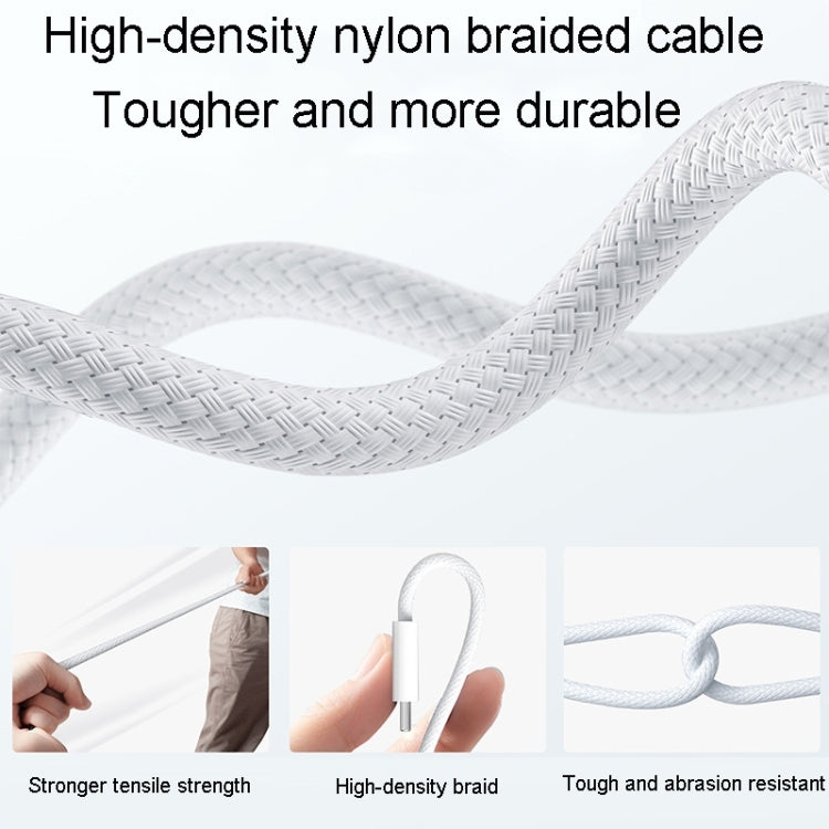 For Macbook Air/Pro Series Type-C To Magsafe 3 Braided Magnetic Cable, 2m