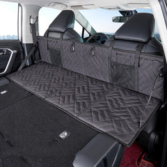 Car Camping Bed Folding Board SUV Rear Row Extension Board For Tesla, Gray, Gray Embossed, Black Embossed