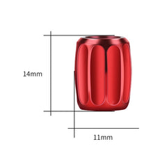 4pcs/set Metal Anti-theft Tyre Core Valve Personalised Conversion Cap, Colorful