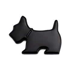 Cute Pet Dog Car Decal Puppy Metal Vehicle Emblem Decorative Stickers