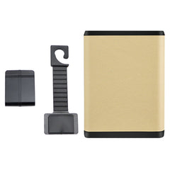 Multifunctional Car Dustbin Car Seatback Door Hanging Storage Box, Beige, Gray, Black