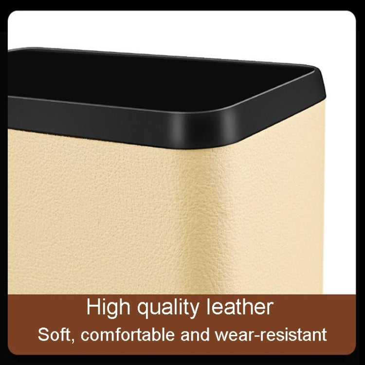 Multifunctional Car Dustbin Car Seatback Door Hanging Storage Box, Beige, Gray, Black