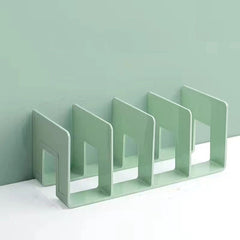Acrylic Desktop Bookend Book Storage Rack Office Stationery Bookshelf, Regular Transparent, Thicken Transparent With Groove, Thicken Transparent, Thicken Green, Thicken Purple
