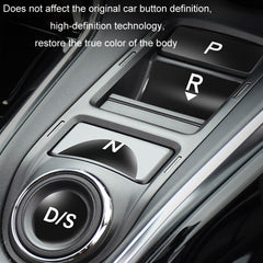 For Acura CDX/19 RDX Car Interior Protective Film, 6pcs /Set Gear Button Sticker, 5pcs /Set Mouse Sticker