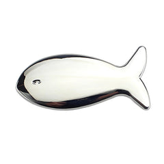 Fish-Shaped Car Metal Stickers Car Body Tail Marker Decorative Decals, Fish-Shaped