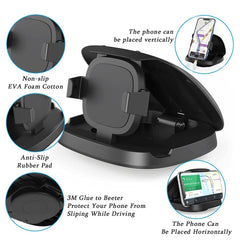 360 Degree Rotating Suction Cup Car Dashboard Mobile Phone Holder