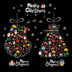 Christmas Window Decoration Poster Santa Claus Elk Snowflake Glass Wall Stickers, SD-01 45x60cm, SD-02 45x60cm, SD-03 30x90cm, SD-05 30x90cm, SD-12 30x90cm, SD-2203 30x45cm, SD-2204 30x45cm, SD-2205 30x45cm, SD-2206 45x60cm, SD-2207 45x60cm            ...