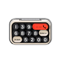 bbdd Keyboard Modeling Moving Number Plate Car Temporary Parking License Card