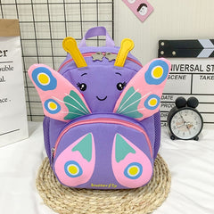 Children Schoolbag Shoulder Bag Girls Cute Cartoon Butterfly Backpack