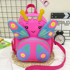 Children Schoolbag Shoulder Bag Girls Cute Cartoon Butterfly Backpack