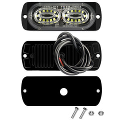 12W Car Side Signal Warning Light 24 LED Strobe Light