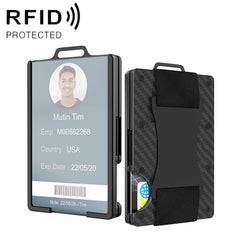 Aluminum Wallet Men Card Holder Transparent Business Card Holder