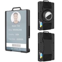 Aluminum Wallet Men Card Holder Transparent Business Card Holder