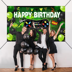 180x110cm Game Console Theme Birthday Background Birthday Party Decoration Banner, 2023SRB51, 2023SRB53, 2023SRB54
