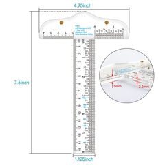 Plastic T-Square Ruler Learning Stationery Ruler