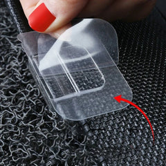 20pcs Car Floor Mats Trunk Mat Buckles Double-sided Adhesive Fixing Stickers, 20pcs Sticker