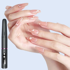HX-08 USB Charging Portable Manicure Remover and Polisher Home Nail Art Tools, HX-08 (Grey)