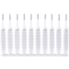 10pcs /Pack Multifunctional Shower Hole Cleaning Brush Anti-Blocking Bath Faucet Washing Tool