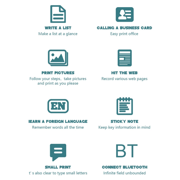 M5 Mini Cartoon Portable Bluetooth Printer Photo Thermal Printer, Blue, Pink