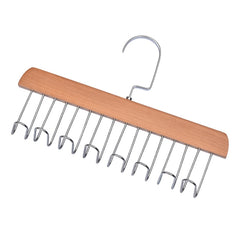 Wooden Sling Hanger Lingerie Vest Tie Organizer Household Wave Drying Racks