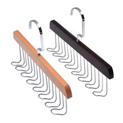 Wooden Sling Hanger Lingerie Vest Tie Organizer Household Wave Drying Racks