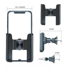 Car Air Outlet Rotatable Snap-on Base Mobile Phone Navigation Bracket