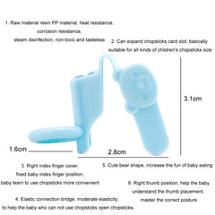3pcs/set Children Chopstick Grip Corrector Non-slip Practice Chopsticks Finger Cots