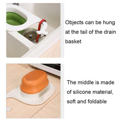 Multifunctional Whale-shaped Foldable Kitchen Fruit and Vegetable Draining Basket