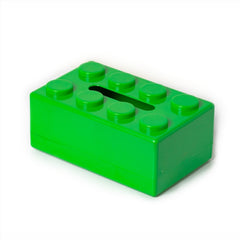 Multifunctional Cartoon Building Block Tissue Storage Box Living Room Coffee Table Decorations, Yellow, Blue, Green, Red, Black, White