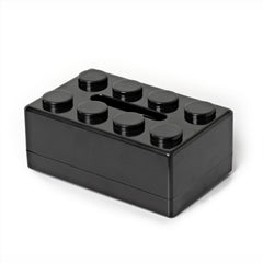 Multifunctional Cartoon Building Block Tissue Storage Box Living Room Coffee Table Decorations, Yellow, Blue, Green, Red, Black, White