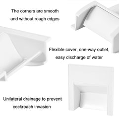 Bathroom Toilet Sewer Mouth Anti-mosquito Cockroach Baffle