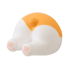 Cartoon Animal Punch-free Hook Traceless Plug Holder Bathroom Cute Toothbrush Hanger, Dinosaur Tail, Cat Tail, Lattice Tail, Corgi Tail